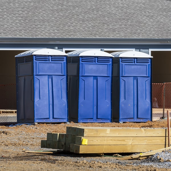 are there any restrictions on what items can be disposed of in the portable restrooms in Spring Hill